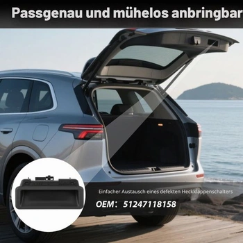 Kľučka veka batožinového priestoru, veko batožinového priestoru 51247118158 pre BMW E90 E91 E92 E93