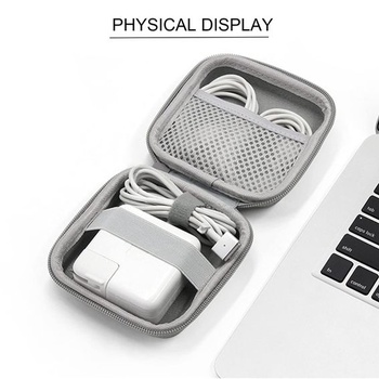 FLYAMAPIRIT Mini cestovná úložná taška do auta pre elektronické príslušenstvo, napríklad USB
