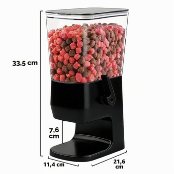 Dávkovač cereálií, dávkovač potravín 3,2 l dávkovač cereálií a kukuričných vločiek drvený (bez