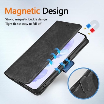 Flipové puzdro pre Oukitel C6, puzdro na telefón z PU kože s magnetickým zapínaním, nárazuvzdorné