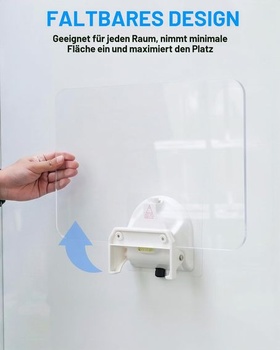 SUPAREE Nástenný skladací stôl pre obytné vozidlá, 40 * 28,5 cm, Externý závesný stôl pre obytné vozidlá,