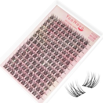 Predlžovanie rias 140 ks 12mm C-oblúkové riasové zhluky, DIY jednotlivé zhluky rias, objem,