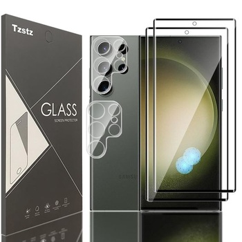 Ochranné tvrdené sklo 2+2 pre Samsung Galaxy S23 Ultra, 3D zakrivené ochranné sklo, odolné proti