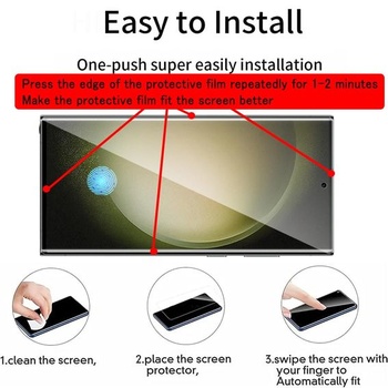 Ochranné tvrdené sklo 2+2 pre Samsung Galaxy S23 Ultra, 3D zakrivené ochranné sklo, odolné proti