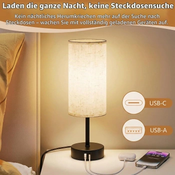 2 ks stolných lámp UPXNBOR N-15