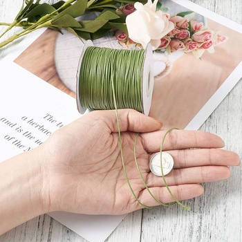 Craftdady 78 m/role 1 mm korejská voskovaná polyesterová šňůra makramé na výrobu pletených šperků,