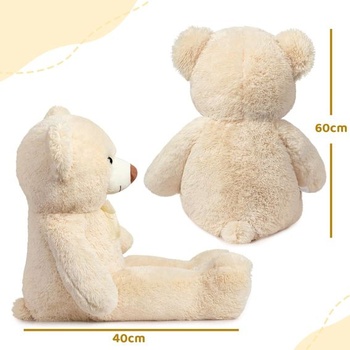 BEJOY 100cm plyšový medvídek, obří plyšové hračky, medvídci, velké plyšové zvířátko, dárek z lásky