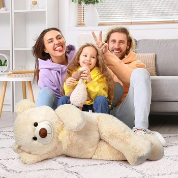BEJOY 100cm plyšový medvídek, obří plyšové hračky, medvídci, velké plyšové zvířátko, dárek z lásky
