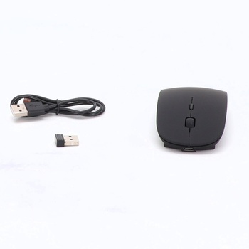 Bezdrôtová myš RaceGT USB-C a USB-A, dobíjacia myš 2,4 GHz tiché klikanie 3 nastaviteľná úroveň DPI