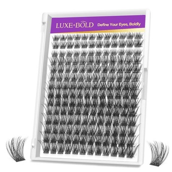 Wimpern Extensions 168 ks riasových zhlukov prírodných rias…