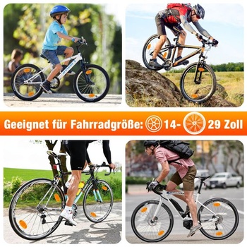 Odrazky na bicykel Tavaler Airtag Odrazky na drôtiky StVZO Bicycle 4 Cat's Eyes