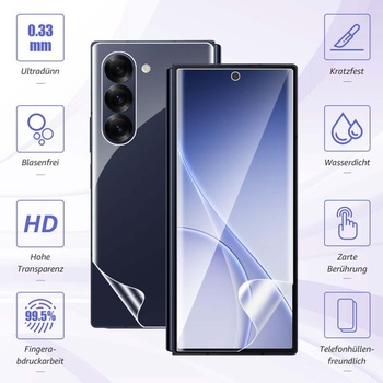 Ochranné púzdro Cable Leader 2+2 Pack TPU pre Samsung Galaxy Z Fold 7 5G CB12glas-fold7