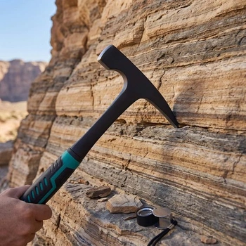 Geologické průzkumné kladivo, malé geologické kladivo, tesařské kladivo, geologické kladivo,