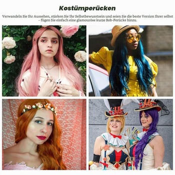 Parochne pre ženy, 28 palcov/70 cm dlhé, kučeravé syntetické parochne, nastaviteľná stredná časť,