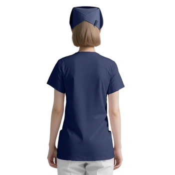 AUYAO Unisex lékařská uniforma s chirurgickým oděvem, nazouvací uniforma, ošetřovatelská uniforma,
