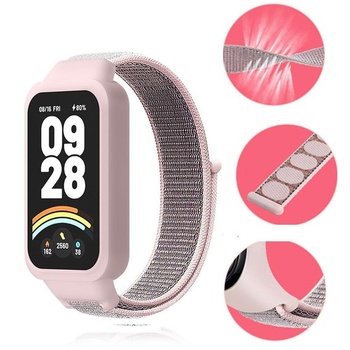 Priedušný športový náramok pre Xiaomi Smart Band 9 Active, nylonový remienok na hodinky, náhradný