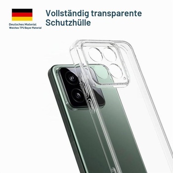 Priehľadný silikónový kryt Oprimio pre Xiaomi 14T Pro [100% priehľadný] [nemecký materiál] [ultra
