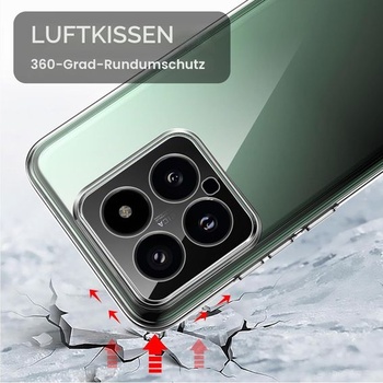 Průhledný silikonový kryt Oprimio pro Xiaomi 14T Pro [100% průhledný] [německý materiál] [ultra