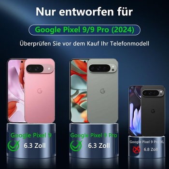 Púzdro OWKEY pre Google Pixel 9 Pro, magnetické púzdro pre Google Pixel 9 s MagSafe a tvrdeným
