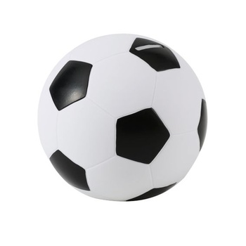 I-TOTAL® - Zábavná dekoratívna pokladnička/priehradka na mince z robustného plastu (Futbalová lopta)