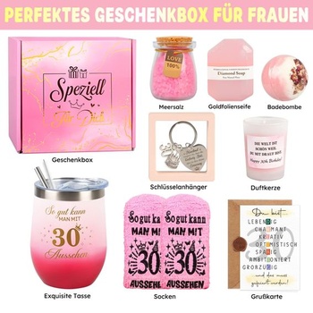 Dárky Giftota k 30. narozeninám pro ženy, Dárky pro ženy, Personalizovaná sada dárků k 30.