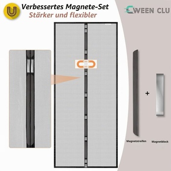 Sieť proti hmyzu na balkónové dvere 80x190 cm, magnetická sieť proti hmyzu na balkónové dvere, nie je