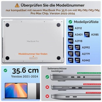 Pouzdro TECOOL kompatibilní s MacBook Pro 14