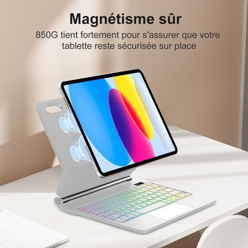 Pouzdro s klávesnicí pro iPad 10. generace 2022 a iPad A16 11. generace 2025 11 palců, magnetický