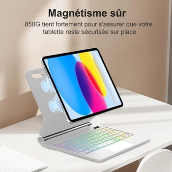 Puzdro s klávesnicou pre iPad 10. generácie 2022 a iPad A16 11. generácie 2025 11 palcov, magnetický