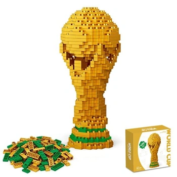Súprava futbalových stavebných kociek, 500 dielikov, 3D…