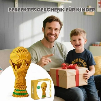 Súprava futbalových stavebných kociek, 500 dielikov, 3D miniatúrna futbalová vzdelávacia hračka, mikro