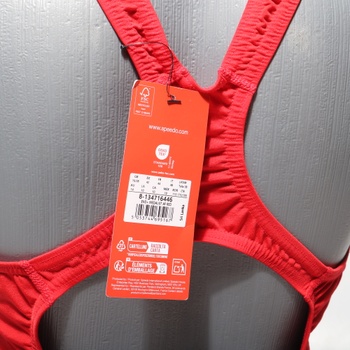 Dámské jednodílné plavky Speedo červené