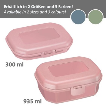 Westmark 3 mini krabičky na obed/desiatu 300 ml, s uzáverom na zacvaknutie, výška: cca 3,7 cm každá,