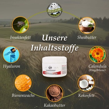 Masť Bellfor na dekubity pre psov s hmyzím tukom - 30 ml. Prírodná starostlivosť o dekubity, suchú kožu a