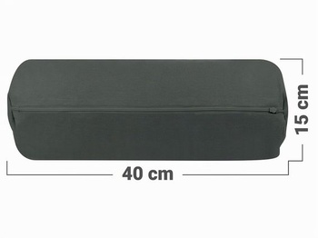 Rolák na krk npluseins Jersey z bavlny Mako, 40 x 15 cm, titán