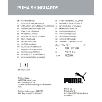 Chrániče holení PUMA Unisex Ultra Flex s ochranou kotníku M PUMA bílá-zářící červená