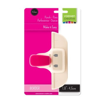 Vaessen Creative Border Punch Dinner - Rolodex / Rolka s otvormi na zakladače 1 x 3,2 cm - Dierovačka na