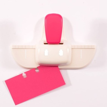 Vaessen Creative Border Punch Dinner - Rolodex / Rolka s otvormi na zakladače 1 x 3,2 cm - Dierovačka na