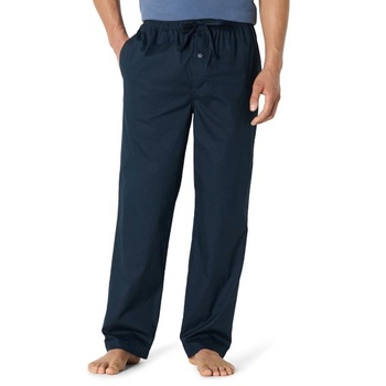 Pánske pyžamové nohavice Amazon Essentials, dlhé, bavlnené, rovný strih, elastický pás, M, tmavo