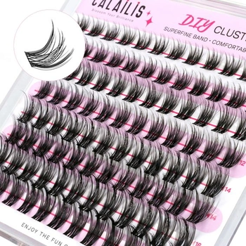 CALAILIS Individuálne riasy, 96 ks DIY individuálnych rias…