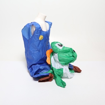 Nafukovací kostým dinosaura Alaoo pre deti, nafukovací jazdecký prevlek, kostým na chrbte s