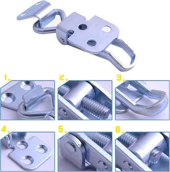 Sada pákových západiek z nerezovej ocele, 2 kusy, pákové západky GH-4001, malá západka na krabici s