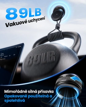 Držiak telefónu MiiKARE MagSafe čierny