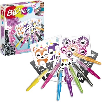Lansay Blopens - Sada aktivit Kawaii - Kreslení a vybarvování - Věk 5+ Sada aktivit Kawaii