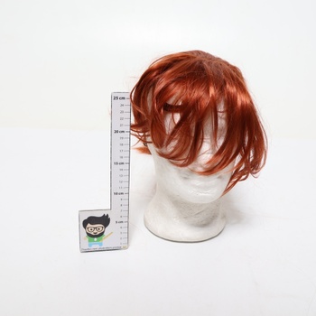 PORSMEER Red Ginger Shrek Fiona Parochňa Ultra dlhá ohnivo červená parochňa cosplay doplnok princezná