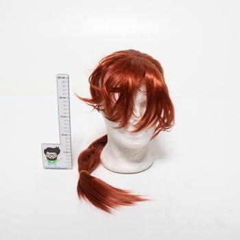 PORSMEER Red Ginger Shrek Fiona Parochňa Ultra dlhá ohnivo červená parochňa cosplay doplnok princezná