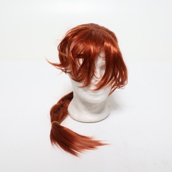 PORSMEER Red Ginger Shrek Fiona Parochňa Ultra dlhá ohnivo červená parochňa cosplay doplnok princezná