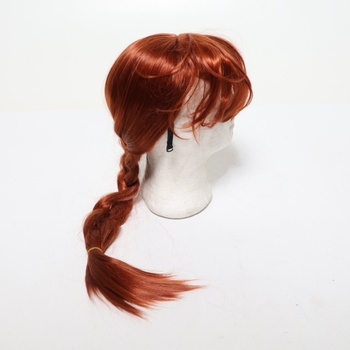 PORSMEER Red Ginger Shrek Fiona Parochňa Ultra dlhá ohnivo červená parochňa cosplay doplnok princezná