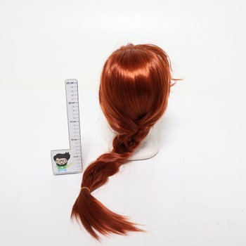 PORSMEER Red Ginger Shrek Fiona Parochňa Ultra dlhá ohnivo červená parochňa cosplay doplnok princezná
