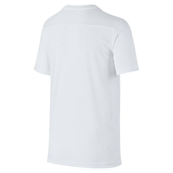 Unisexové detské tričko Nike Dri-fit Park 7, veľkosť XS, biela/čierna